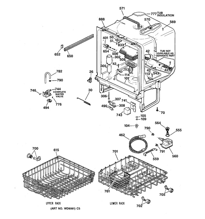 Diagram for GSD3650F00CC