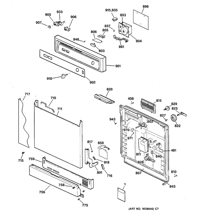 Diagram for GSM2130D01WW