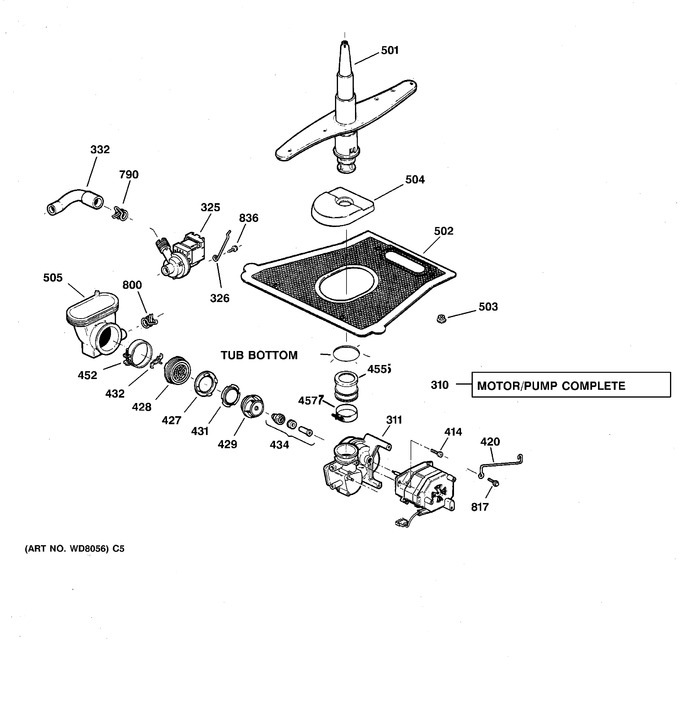 Diagram for GSD5330D02WW