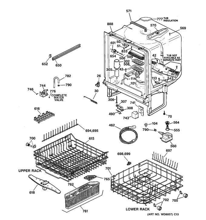 Diagram for EDW2060F02SS