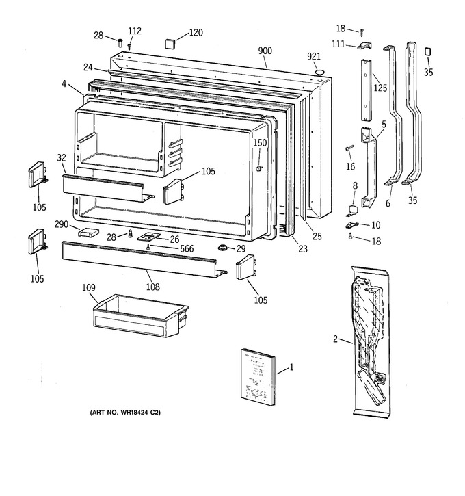Diagram for CTG25GABURWW