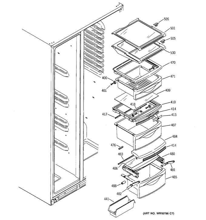 Diagram for GSS25RGMEWW