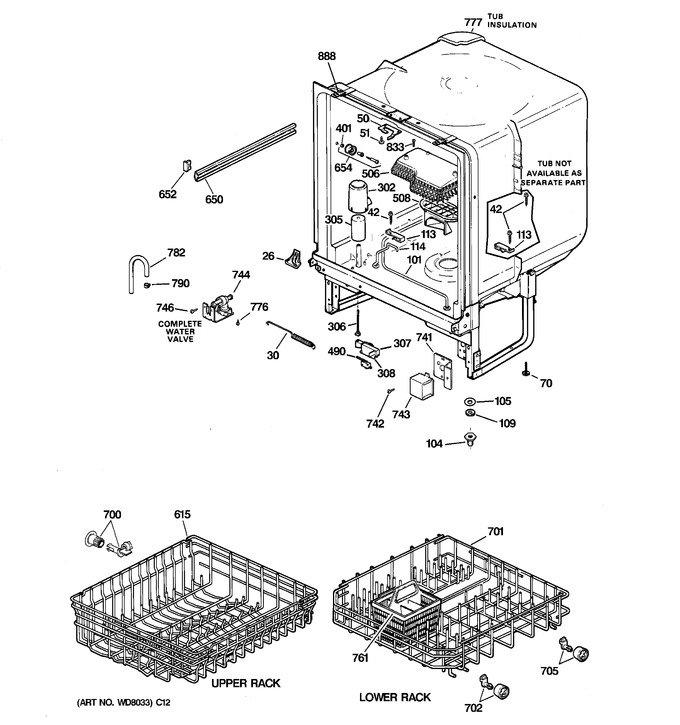 Diagram for GSD1200G00WW