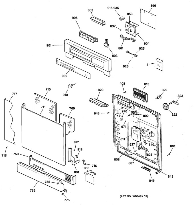 Diagram for GSD3800G00BB