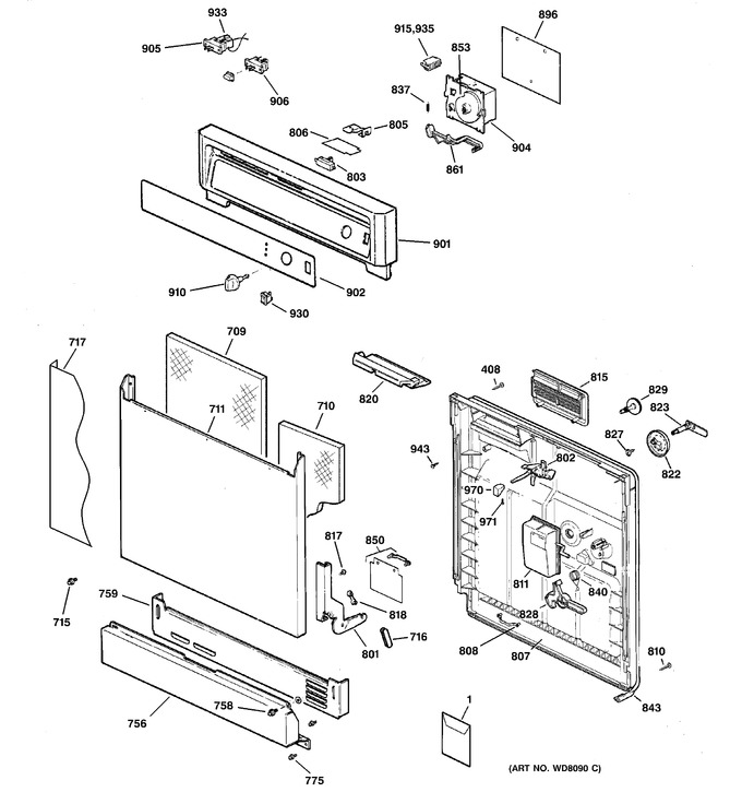 Diagram for GSD2700G00BB