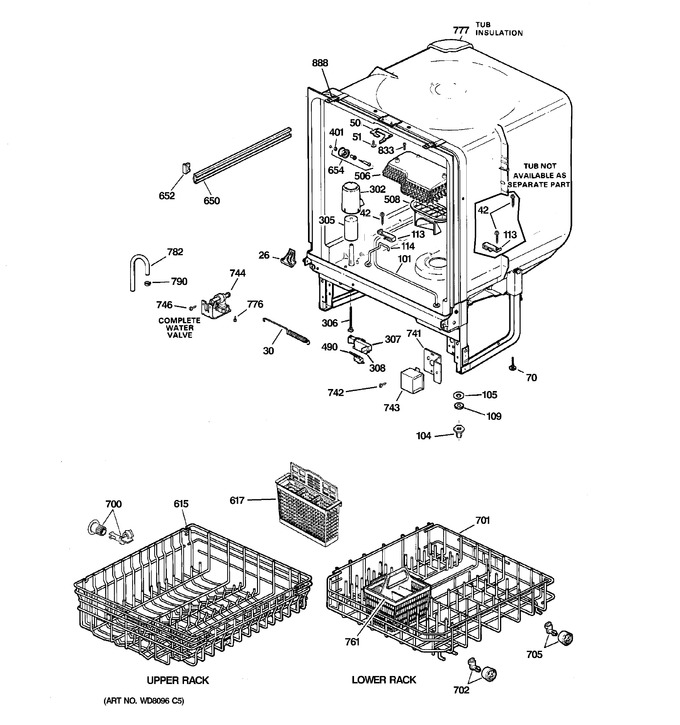 Diagram for GSD2700G00WW