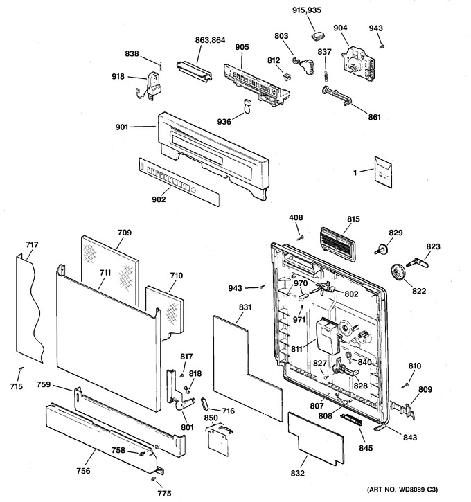 Diagram for EDW3000G00BB