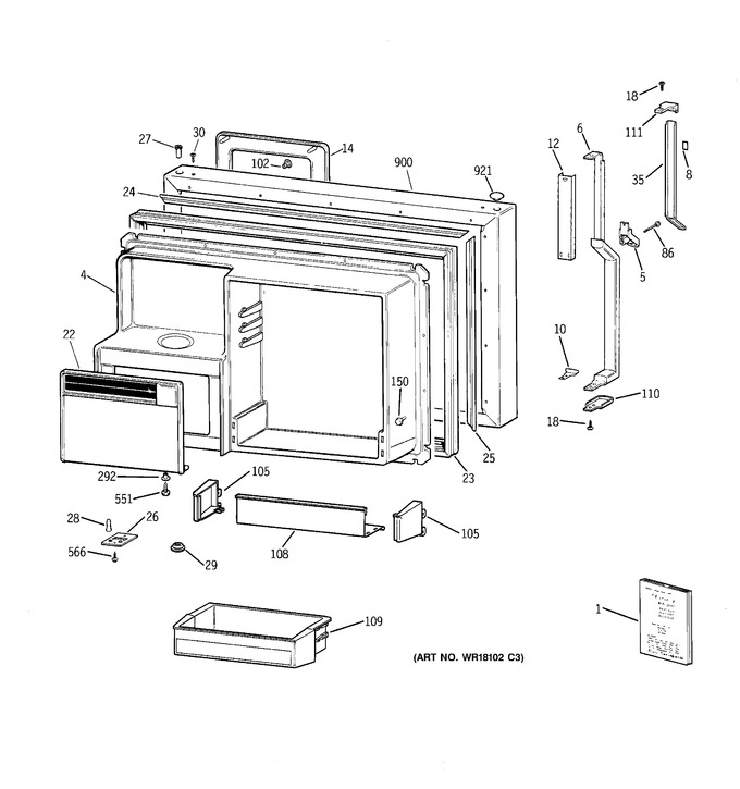Diagram for TBE25PCSLRAA
