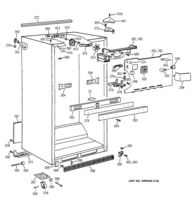 Diagram for TBG25PAXDRWW