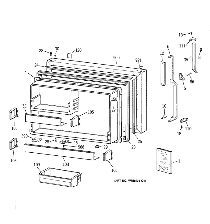 Diagram for TBG25PAYFRWW