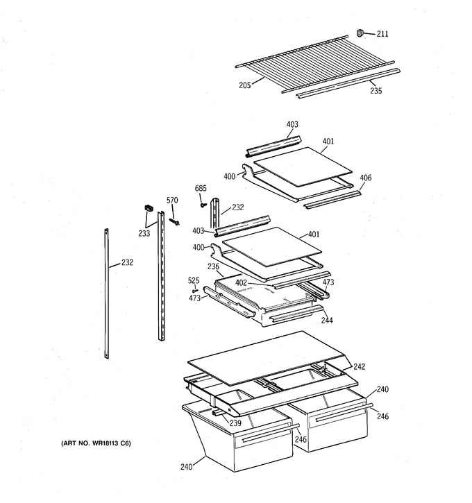 Diagram for TBX18CIXHRWW