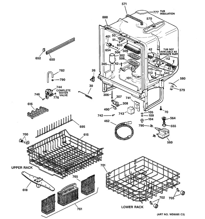 Diagram for EDW3000G00CC
