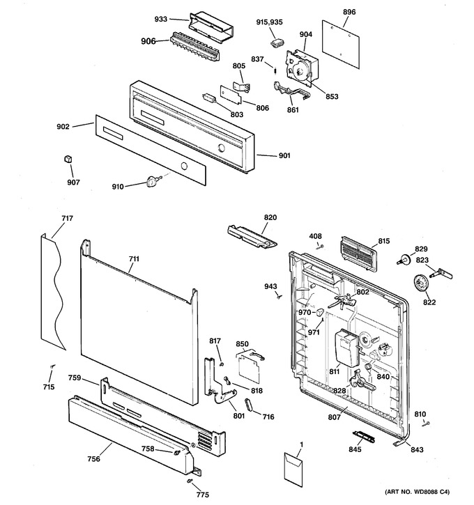 Diagram for HDA3400G00CC