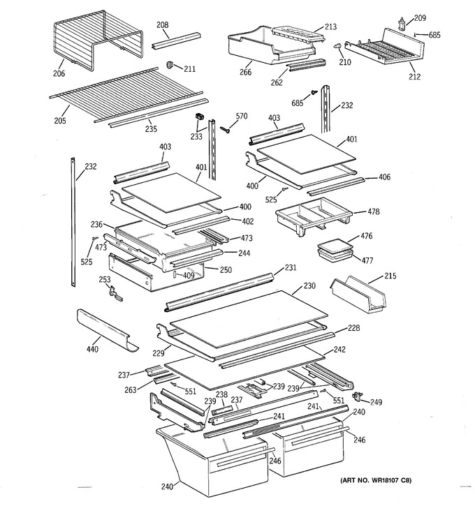Diagram for TBX25PASLRWW