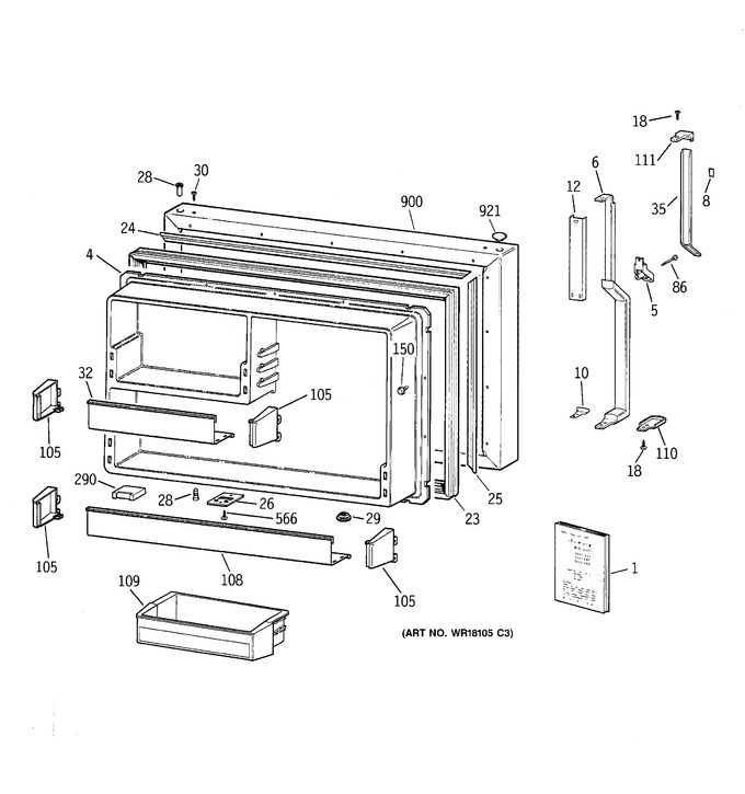 Diagram for TBX25PASHRWW