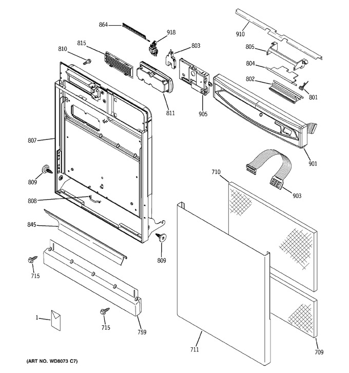 Diagram for PDW7700G00BB
