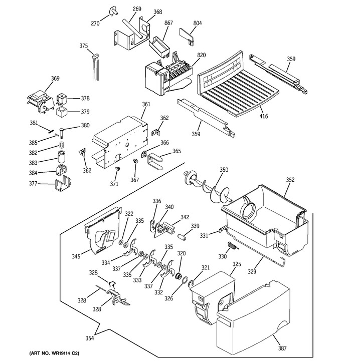Diagram for ESS25XGMCBB