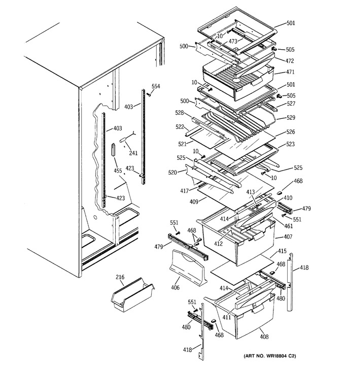 Diagram for ESS25XGMCBB