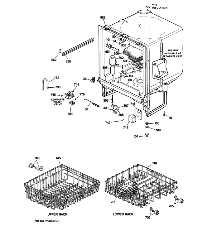 Diagram for GSD2600G00BB