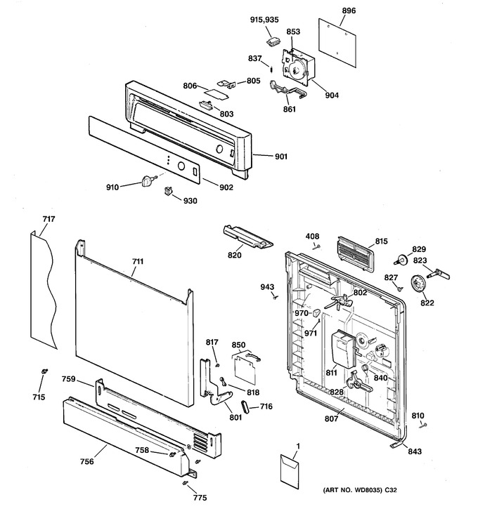 Diagram for GSDL112F02WW