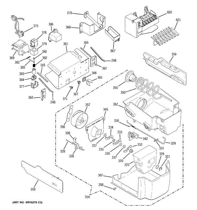 Diagram for GSS25XSRASS