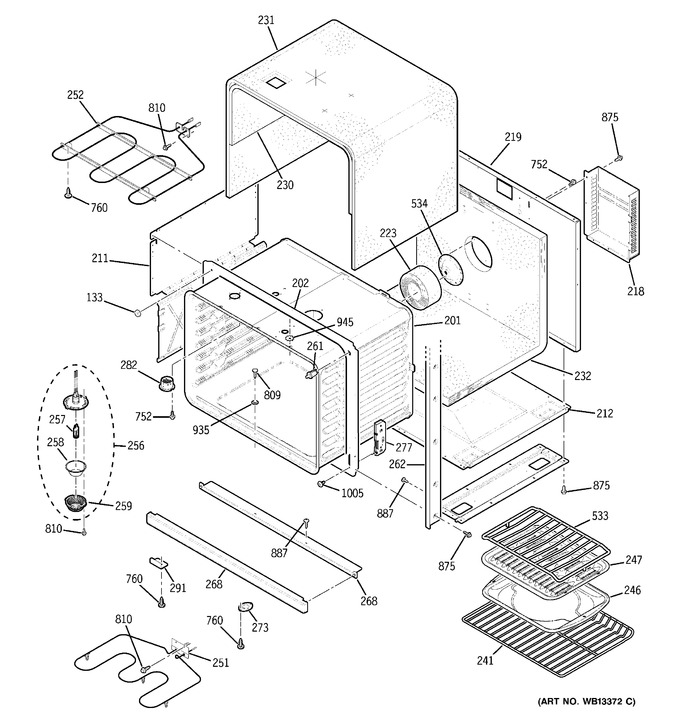 Diagram for JT980CH1CC