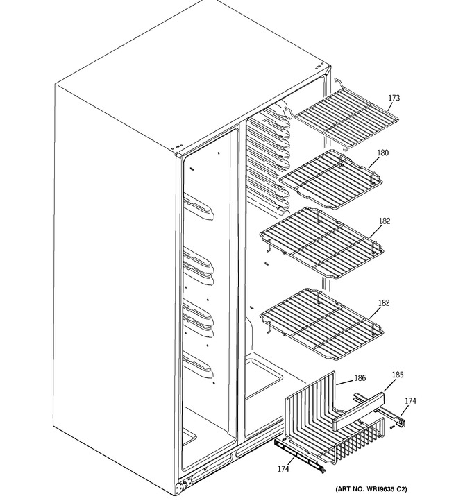 Diagram for GSS25YBSBWW