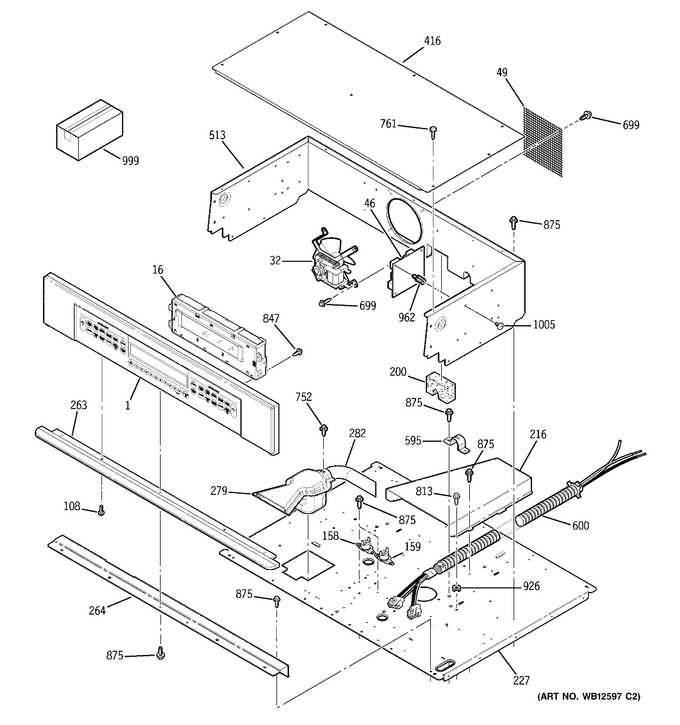 Diagram for ZET958WF1WW
