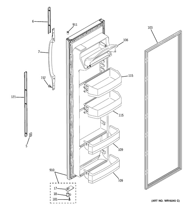 Diagram for GSH25JFRHBB