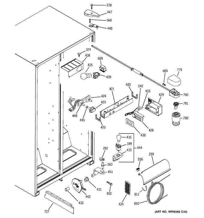 Diagram for GSH25JFRHBB
