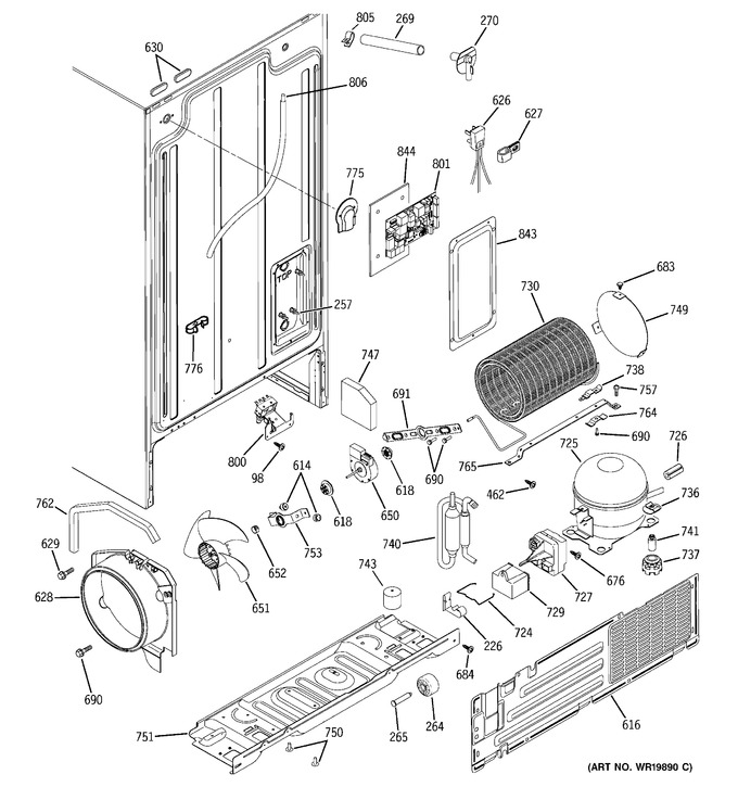 Diagram for GSH25JFRHBB