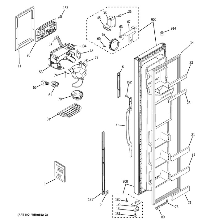 Diagram for GSS25JERFWW