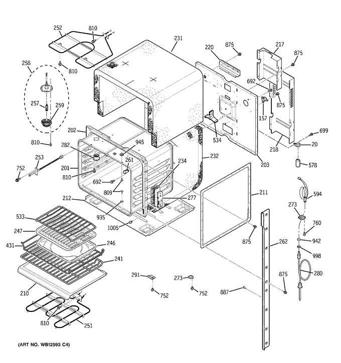 Diagram for ZEK958SF4SS