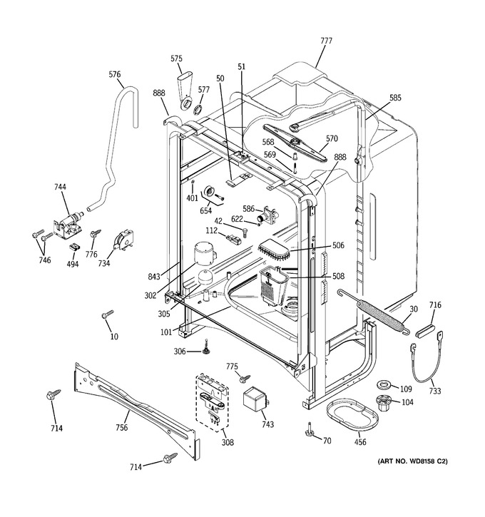 Diagram for GHDA986K00SS