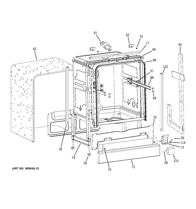 Diagram for GHDA696P00SS