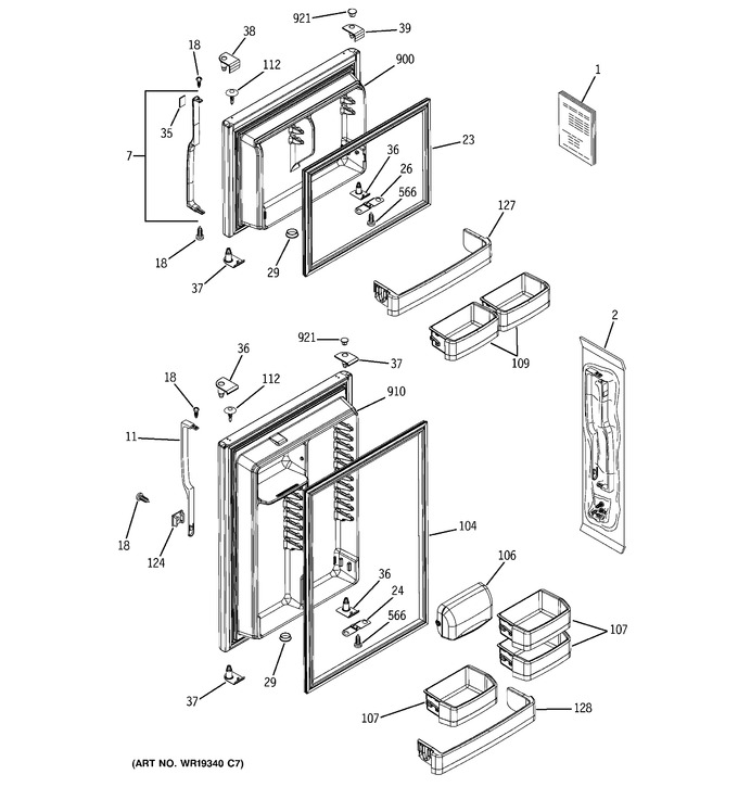 Diagram for GTS18PBRXRWW