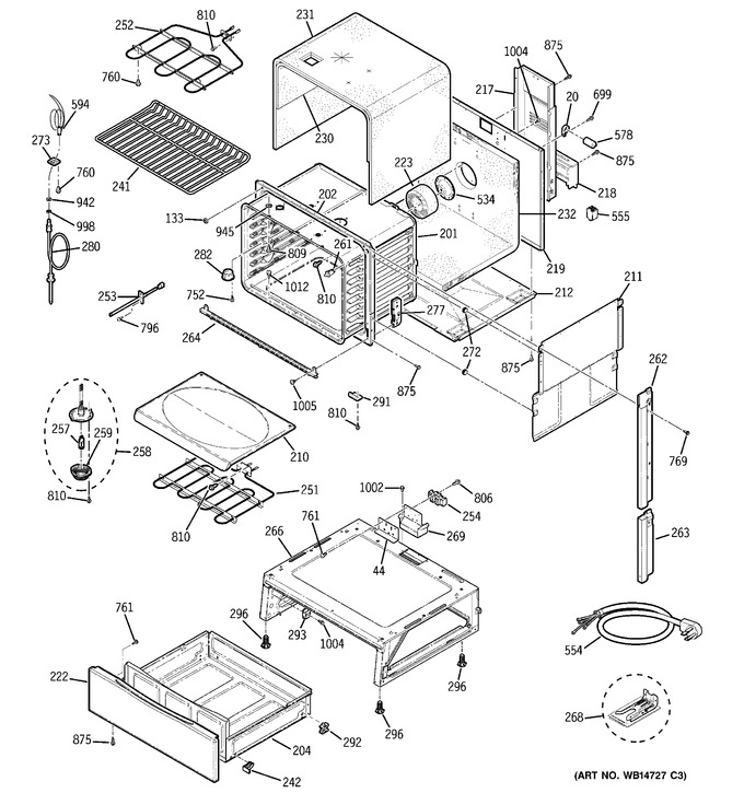 Diagram for PCS968SP1SS