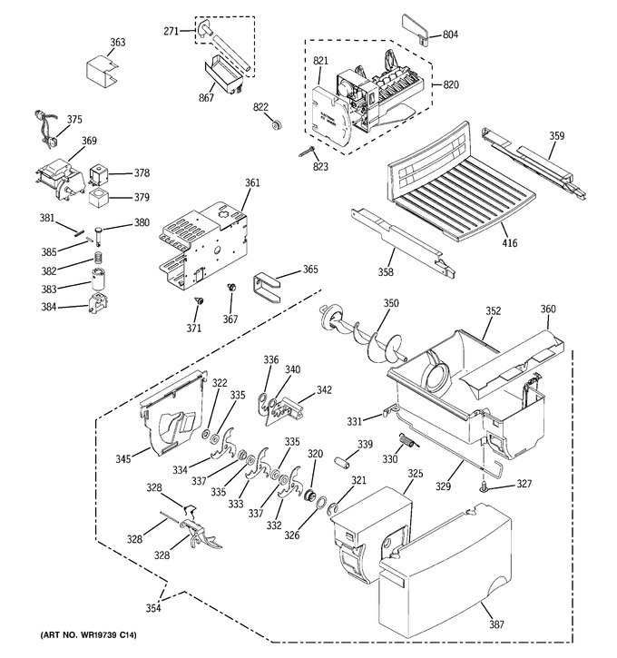 Diagram for ESL25JFXJLB