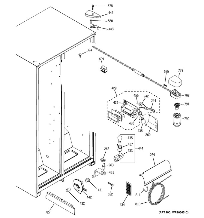 Diagram for ESL25JFXJLB