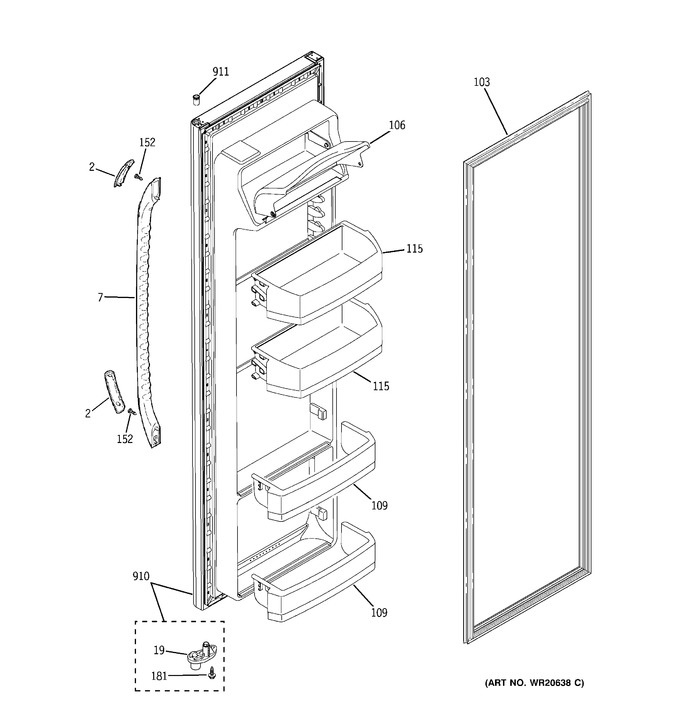 Diagram for GSH22JFXLCC