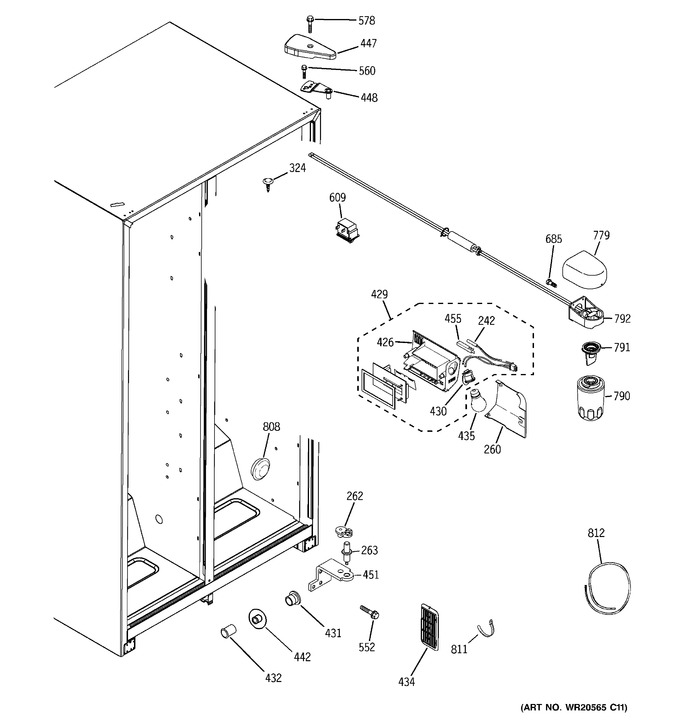 Diagram for GSS25GFXNBB