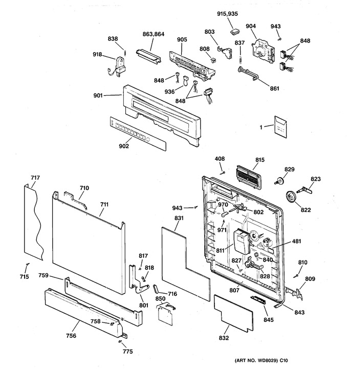 Diagram for GSD5930D00WW