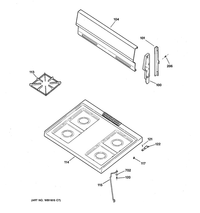 Diagram for RGB523PPH7CT