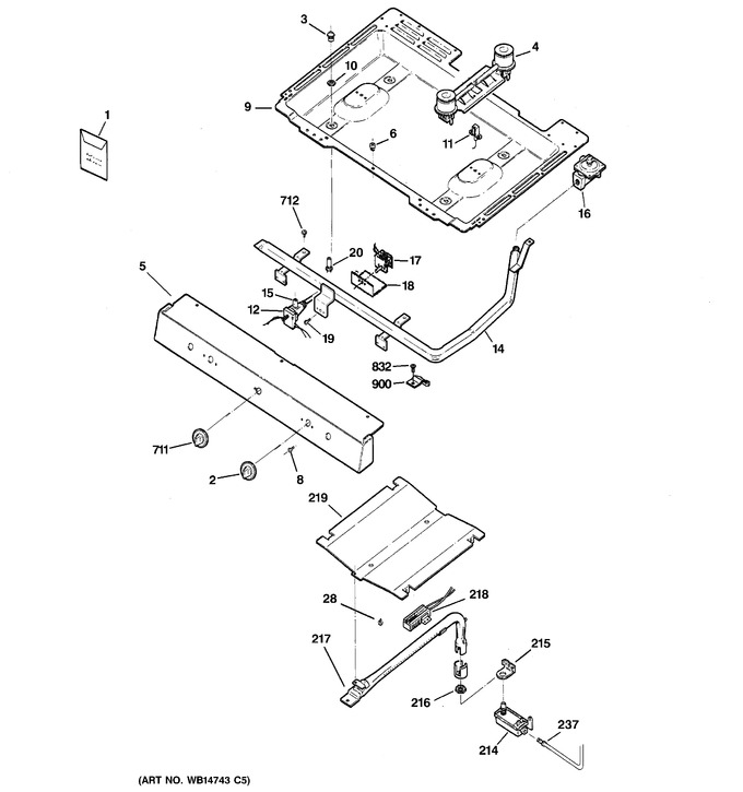 Diagram for RGB524PPH7WH