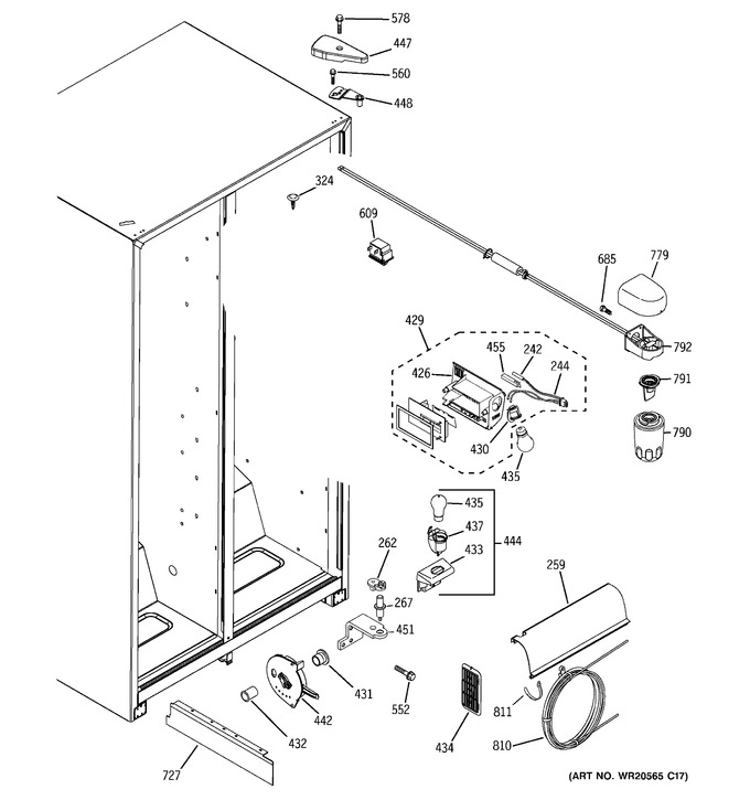 Diagram for GSF25IGZDBB