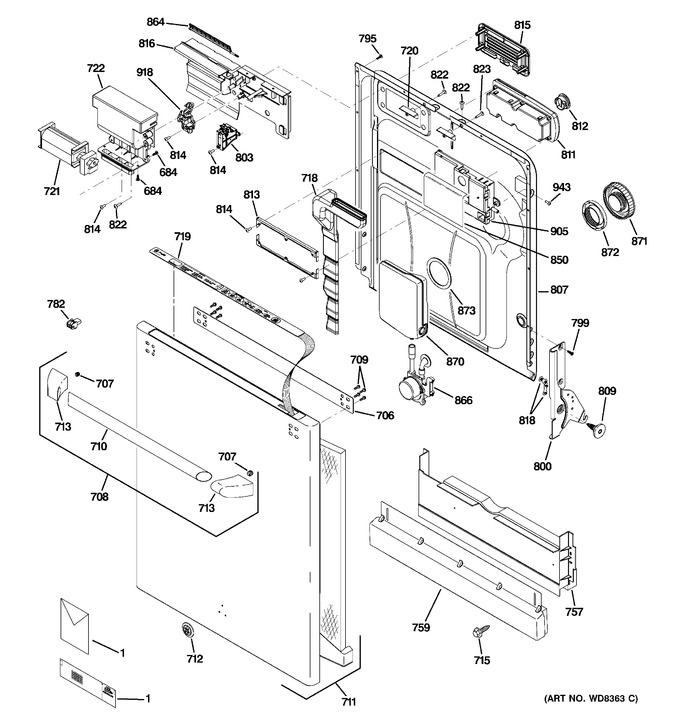Diagram for CDWT980R30SS