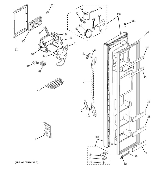 Diagram for GSL22JFXPLB