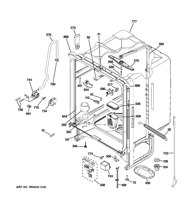 Diagram for GLD5654V00CS