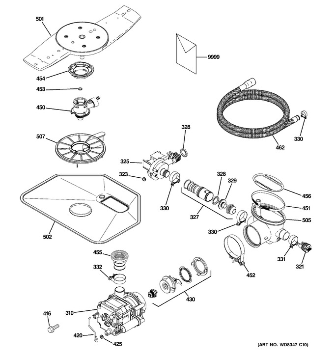 Diagram for PDWT280V00SS