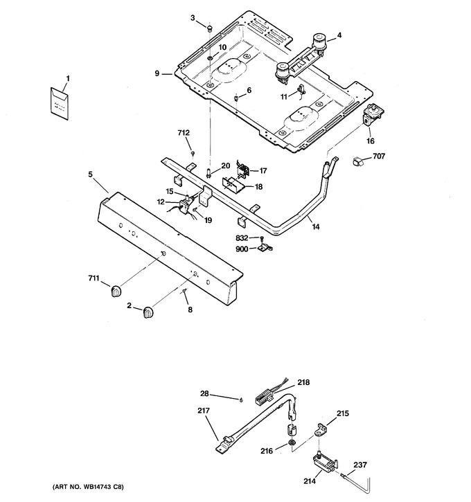 Diagram for RGB508PET1WH